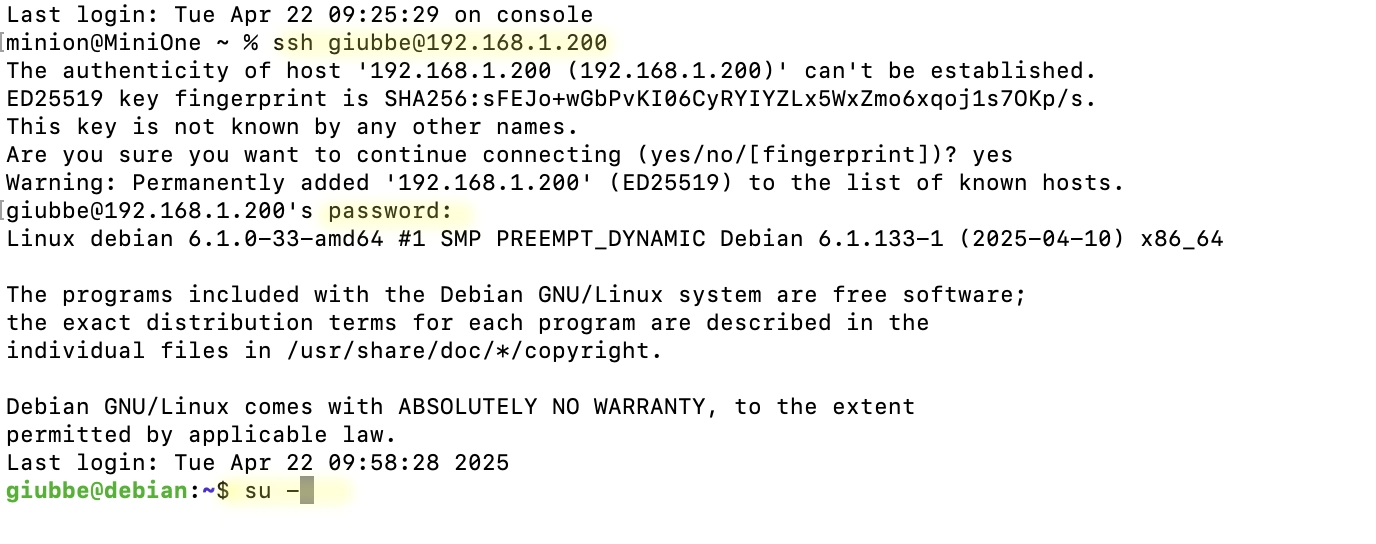 ssh -