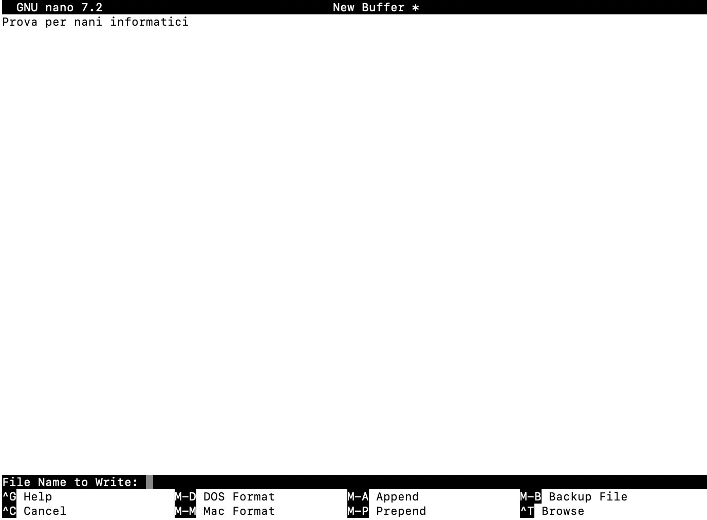 install nano