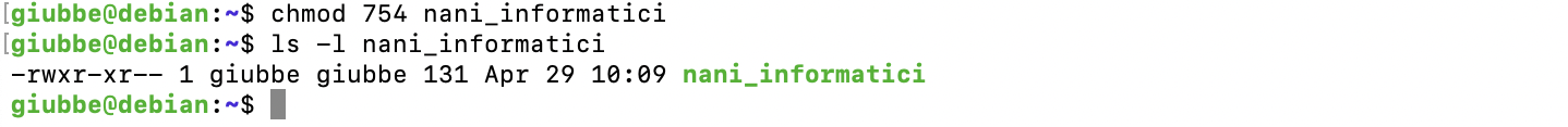 chmod 754
