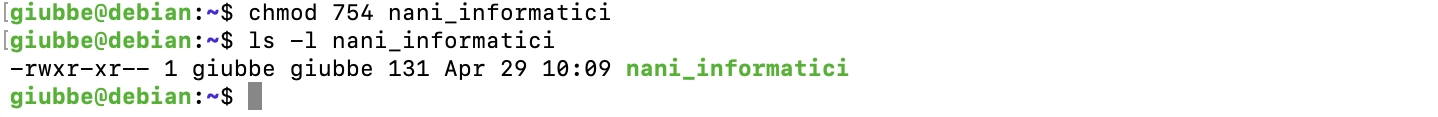 chmod 754