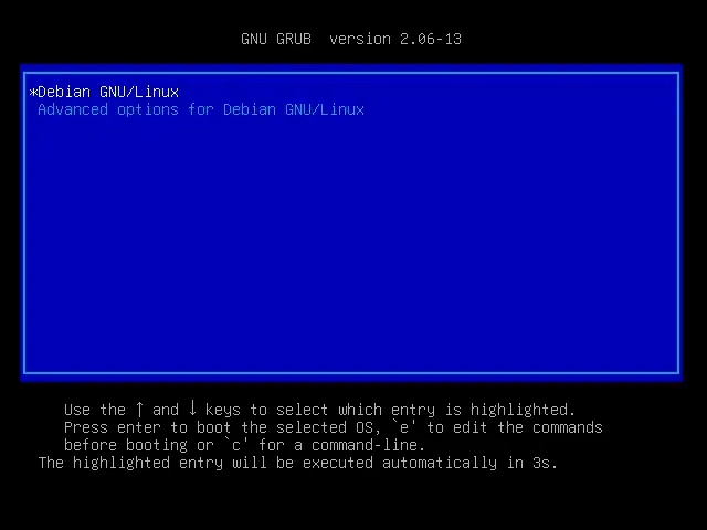 Load Grub
